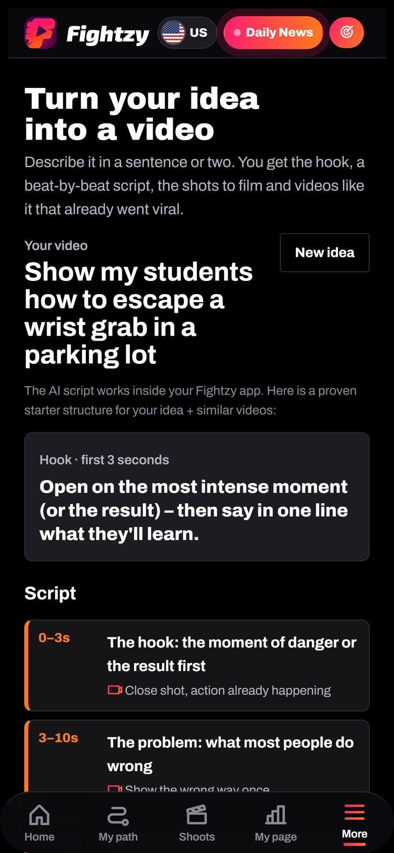 The idea lab turning an idea into a script